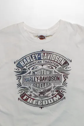 2015 Harley Davidson White Graphic T-Shirt