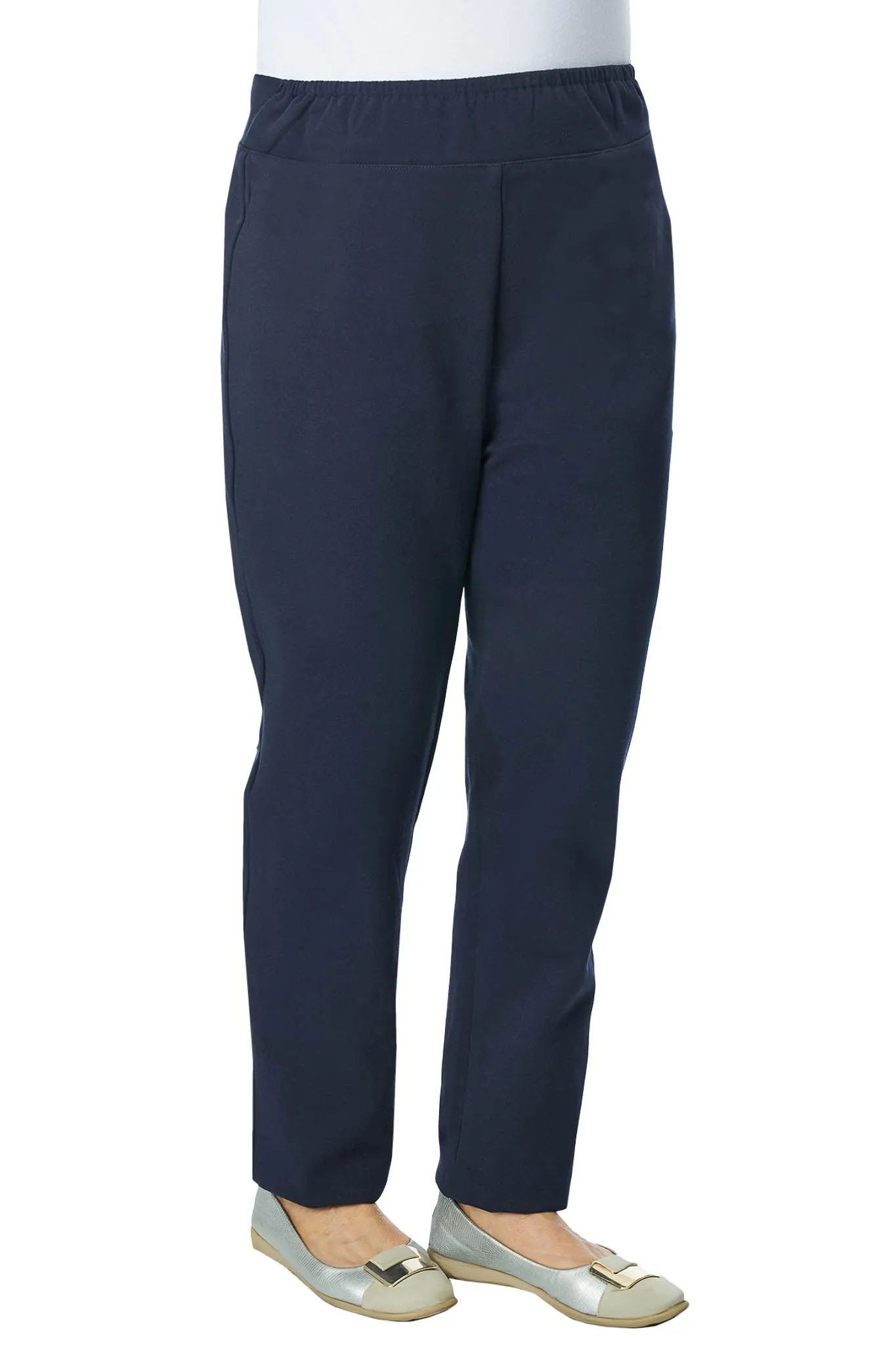 Back-Panel Adaptive Pants for Senior Women