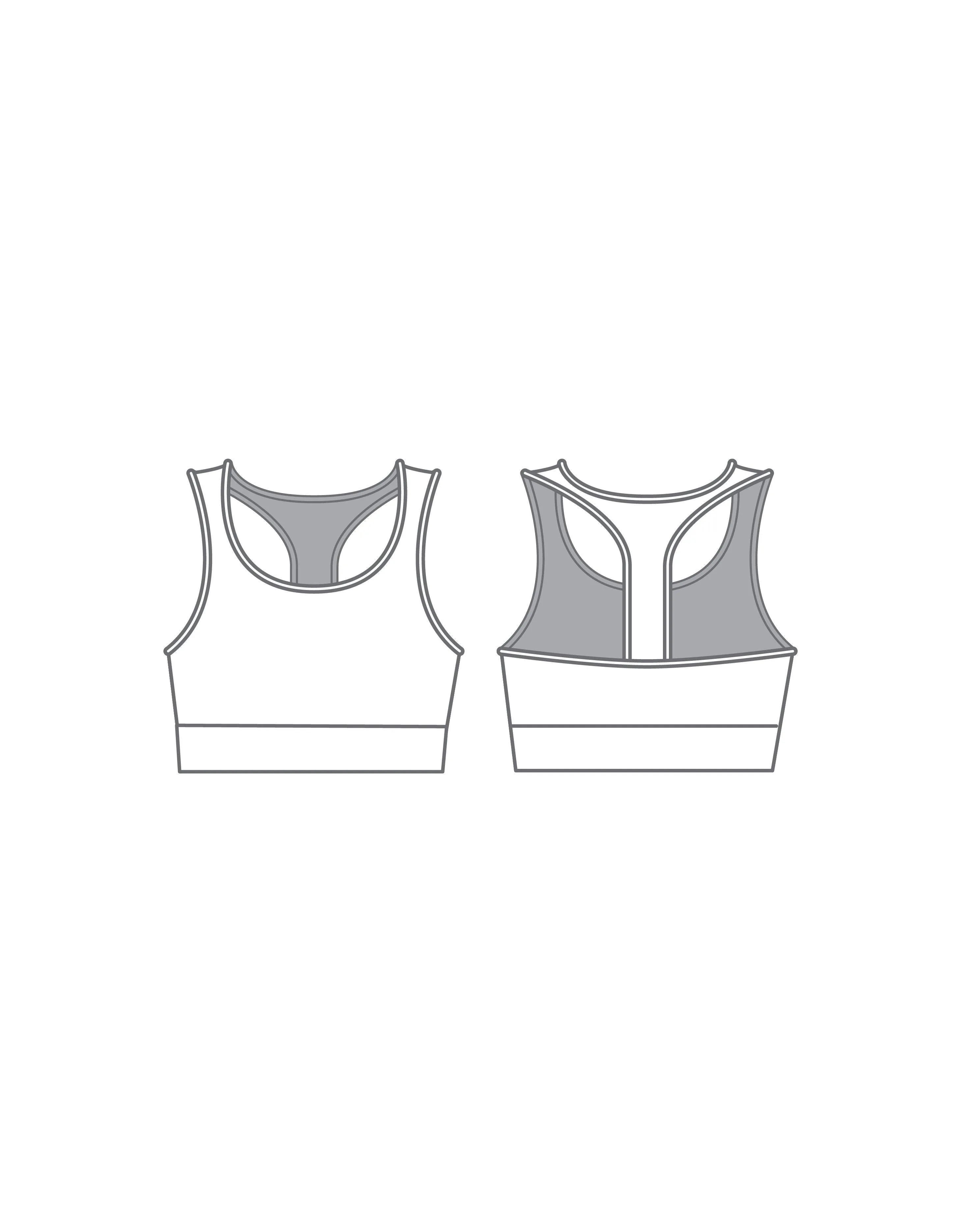 Banded Racer Back Crop