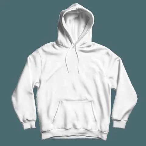Basic White Hoodie