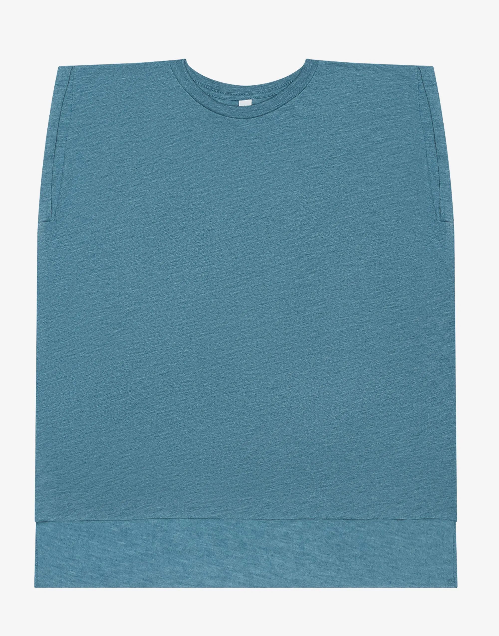 BE8804 Bella Womens Flowy Muscle Tee Roll Cuff