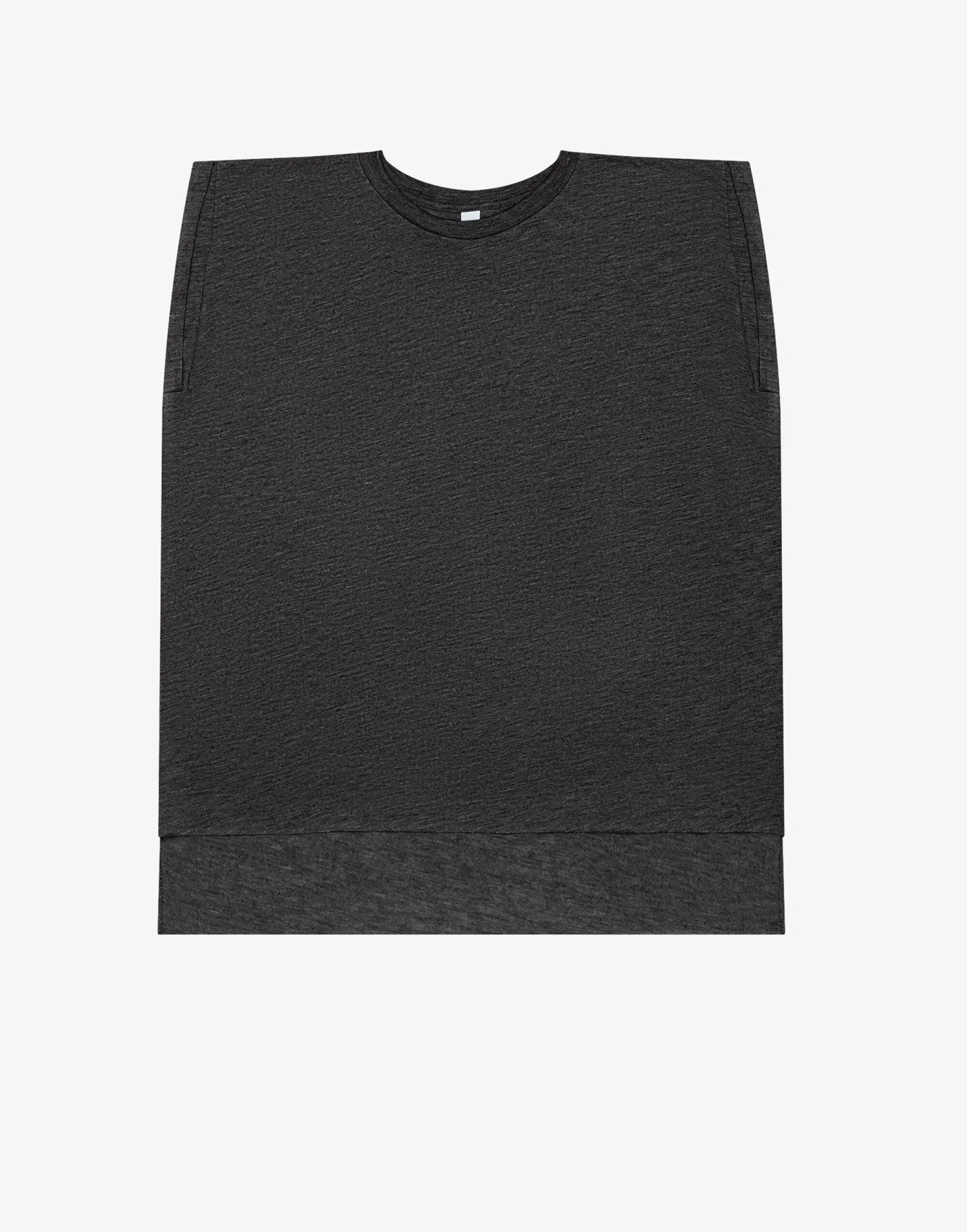 BE8804 Bella Womens Flowy Muscle Tee Roll Cuff