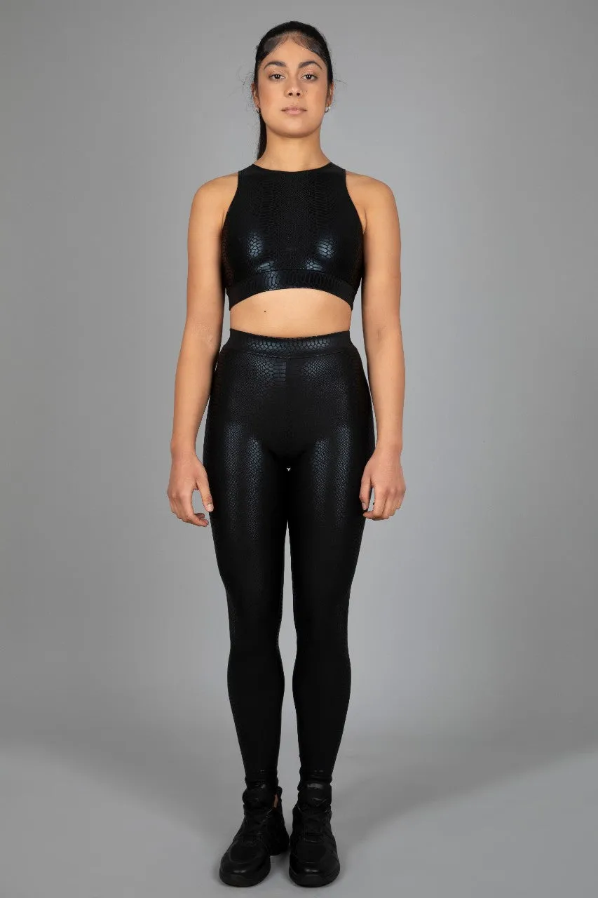 Black Mamba High Waist Leggings