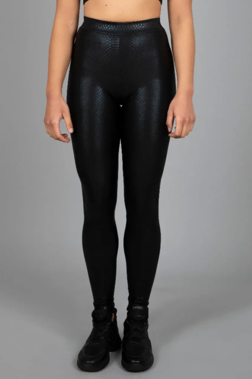 Black Mamba High Waist Leggings