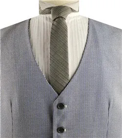 Blue Cotton&Poly Fashion&Classical  Formal Wear Waistcoat Only