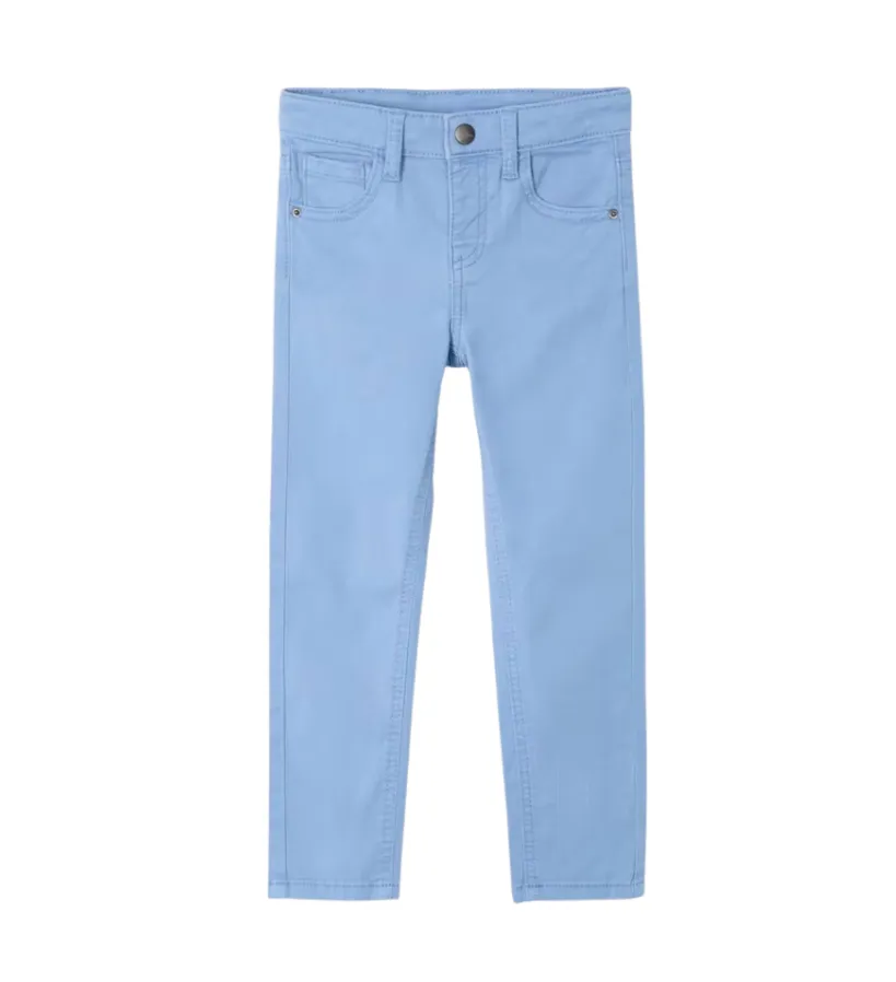 Boy's Slim Fit Pants- Glacier