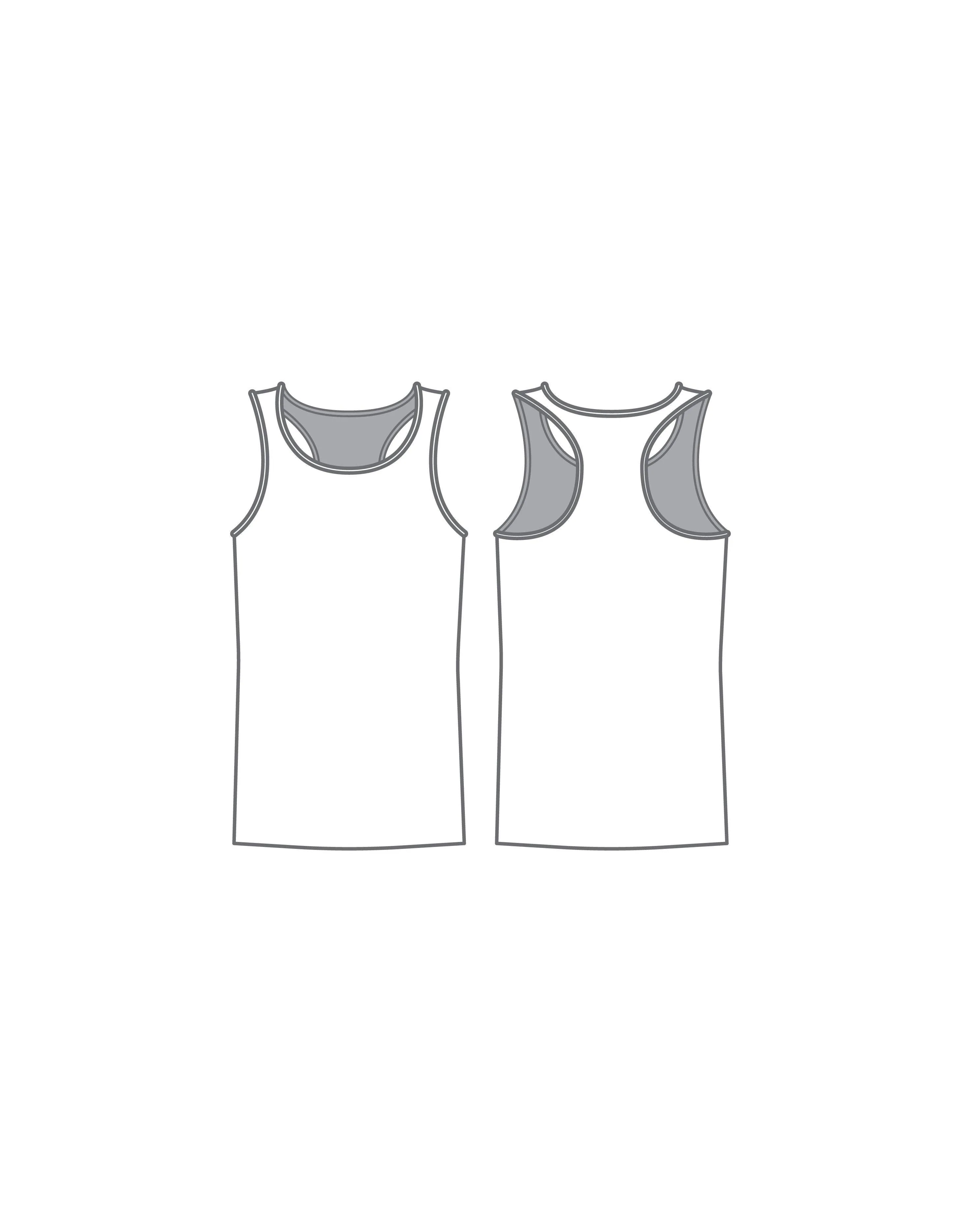 Bubbles Racer Strap Tank