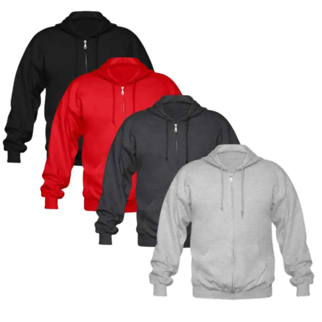 Bundle Of 4 Zipper Hoodies