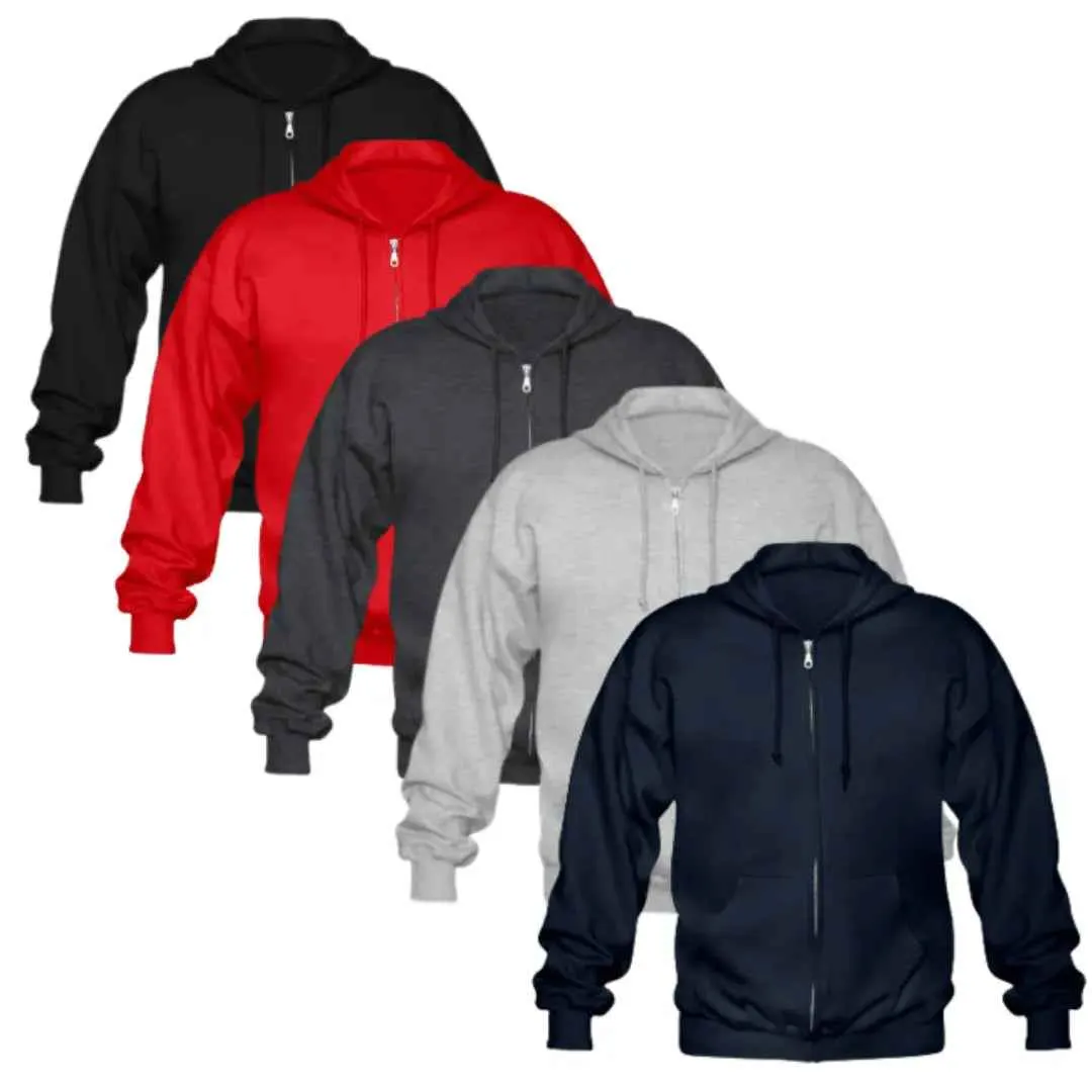 Bundle Of 5 Zipper Hoodies