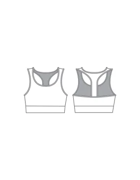 Cheer Racer Back Crop