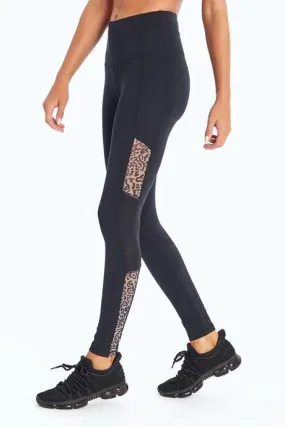 Clement Leggings (Black Simple Cheetah