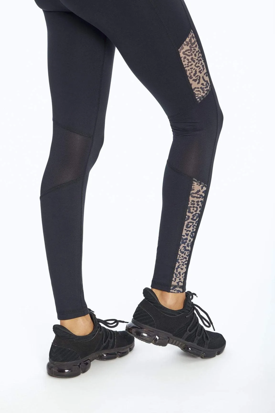 Clement Leggings (Black Simple Cheetah