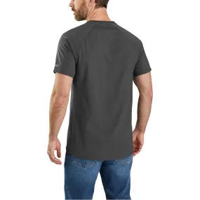 Force Relaxed Fit Midweight Short-Sleeve Logo Graphic T-Shirt - CRH-Carbon Heather | Carhartt 106653