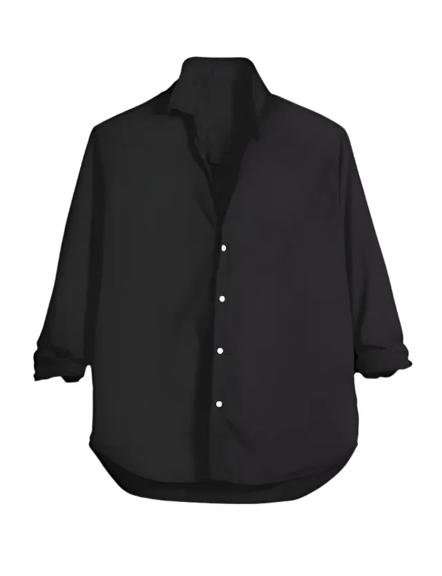 Frank and Eileen Eileen Relaxed Shirt in Black