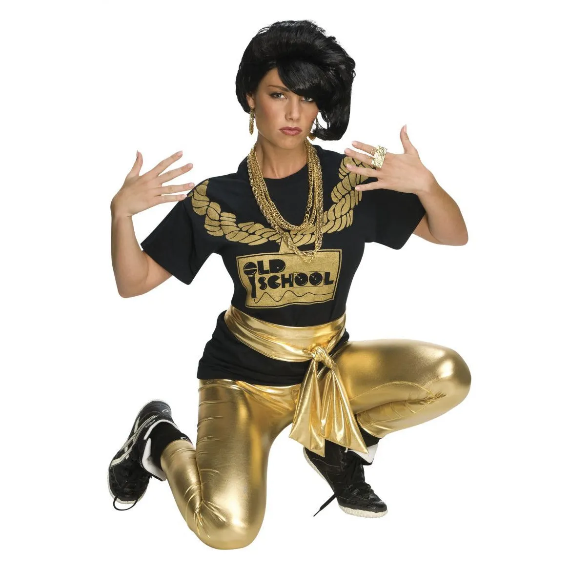 Gold Lame Leggings