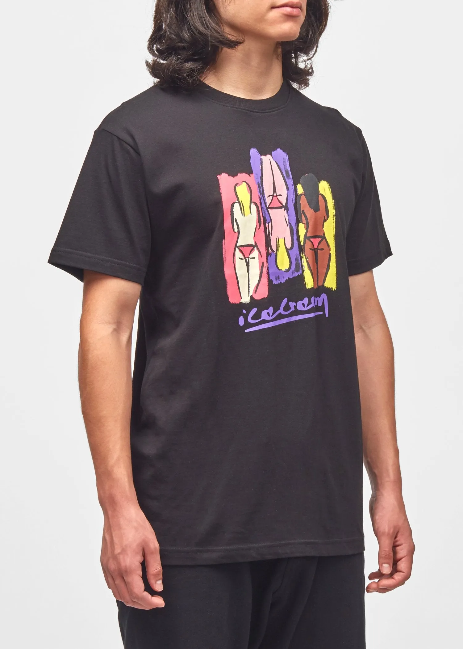 ICE CREAM: NEOPOLITAN SS TEE [BLACK]