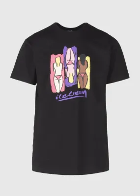 ICE CREAM: NEOPOLITAN SS TEE [BLACK]