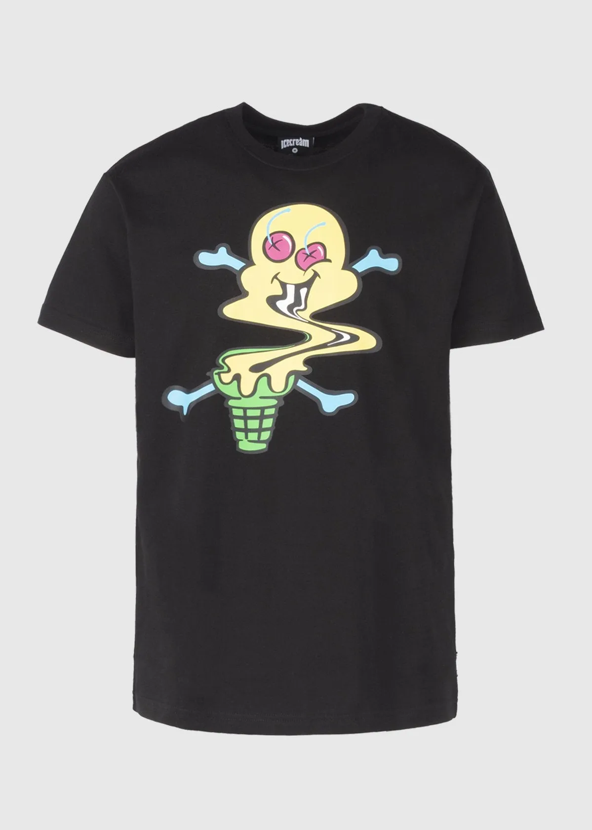 ICE CREAM: SWIRL SS TEE [BLACK]