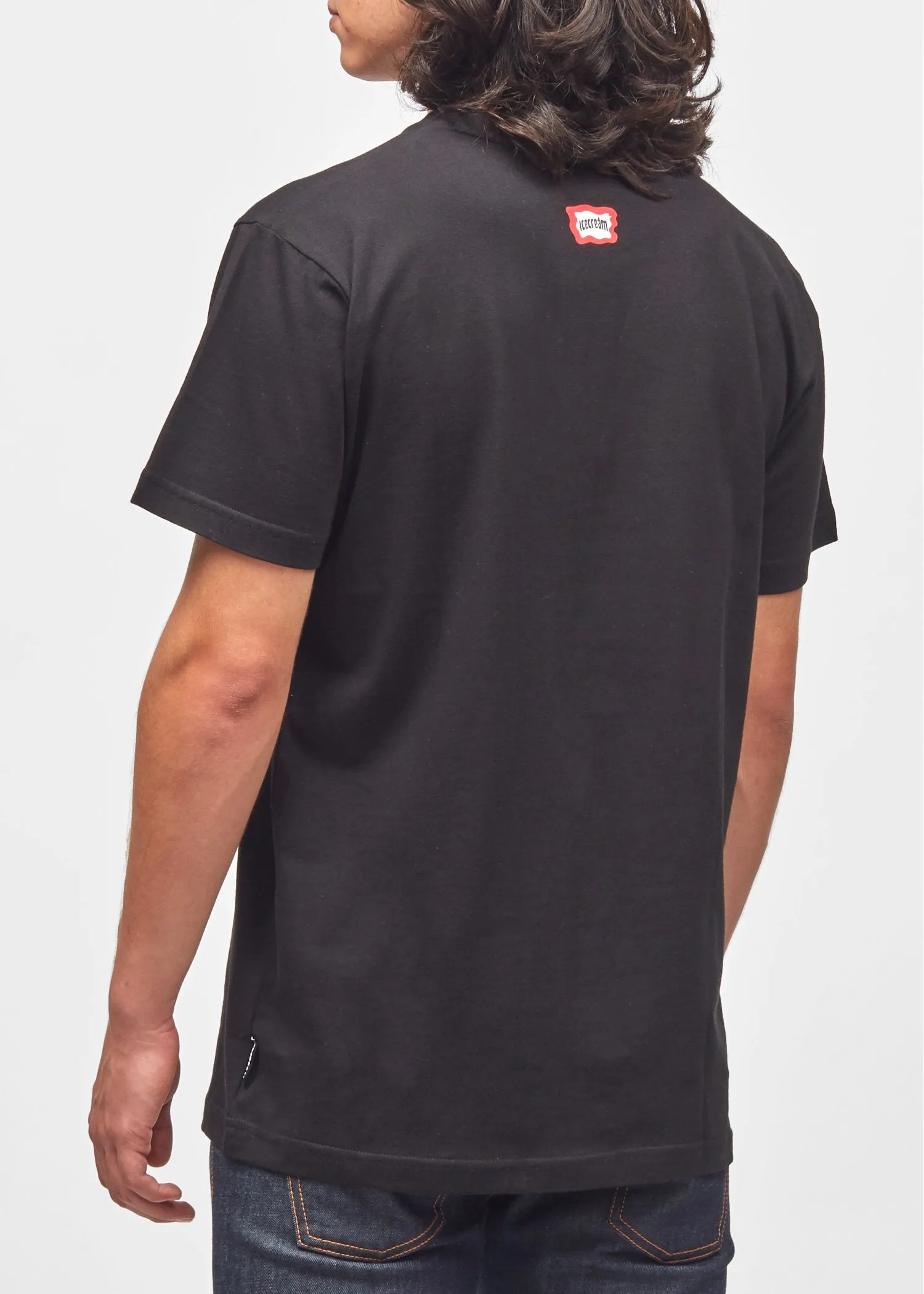 ICE CREAM: SWIRL SS TEE [BLACK]