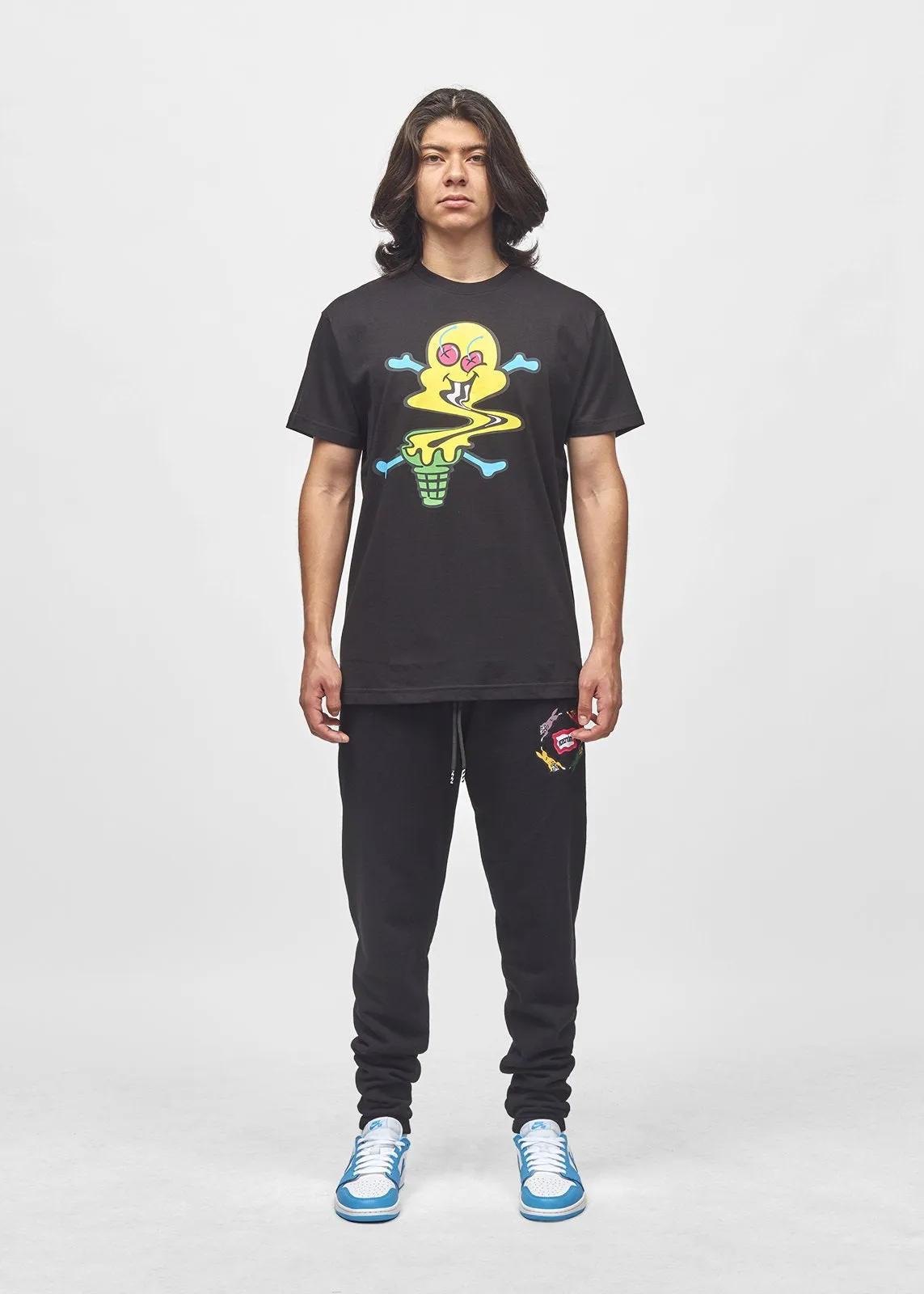 ICE CREAM: SWIRL SS TEE [BLACK]