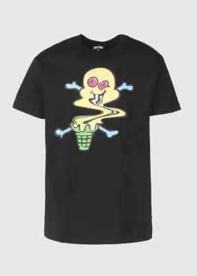 ICE CREAM: SWIRL SS TEE [BLACK]