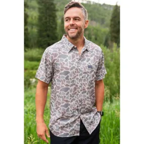 Men's Burlebo Performance Button Up 0008-PBU-CDC