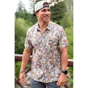 Men's Burlebo Performance Button Up 0008-PBU-DC
