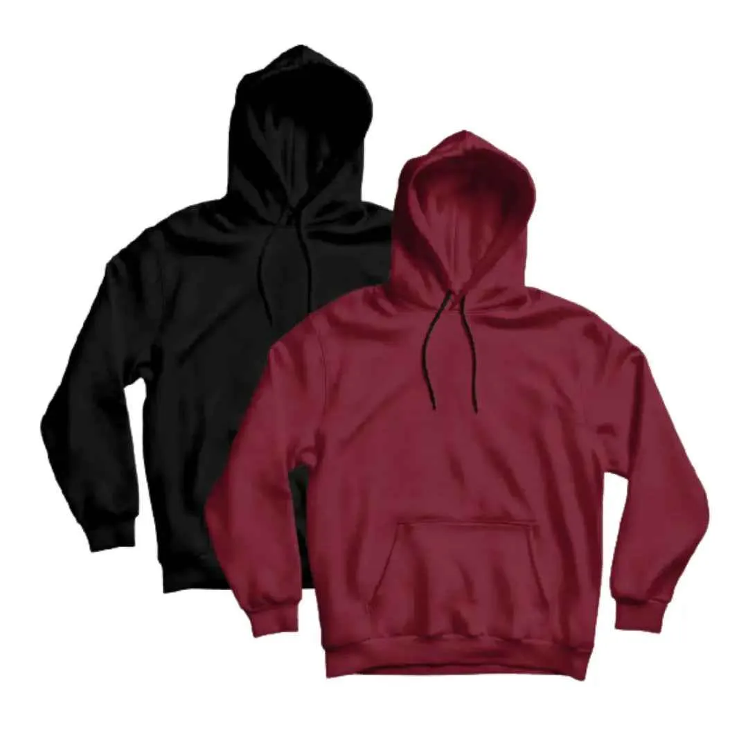 Pack Of 2 Basic Hoodies