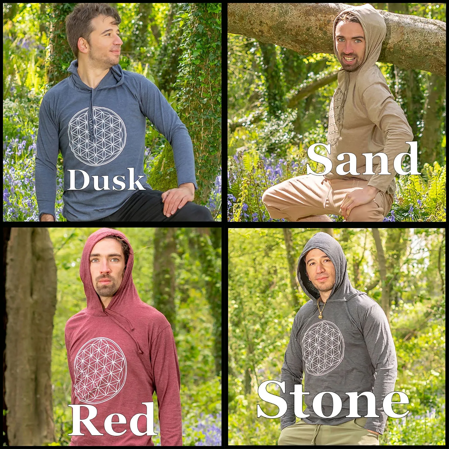 Shiva Hoodie - Flower of Life Print