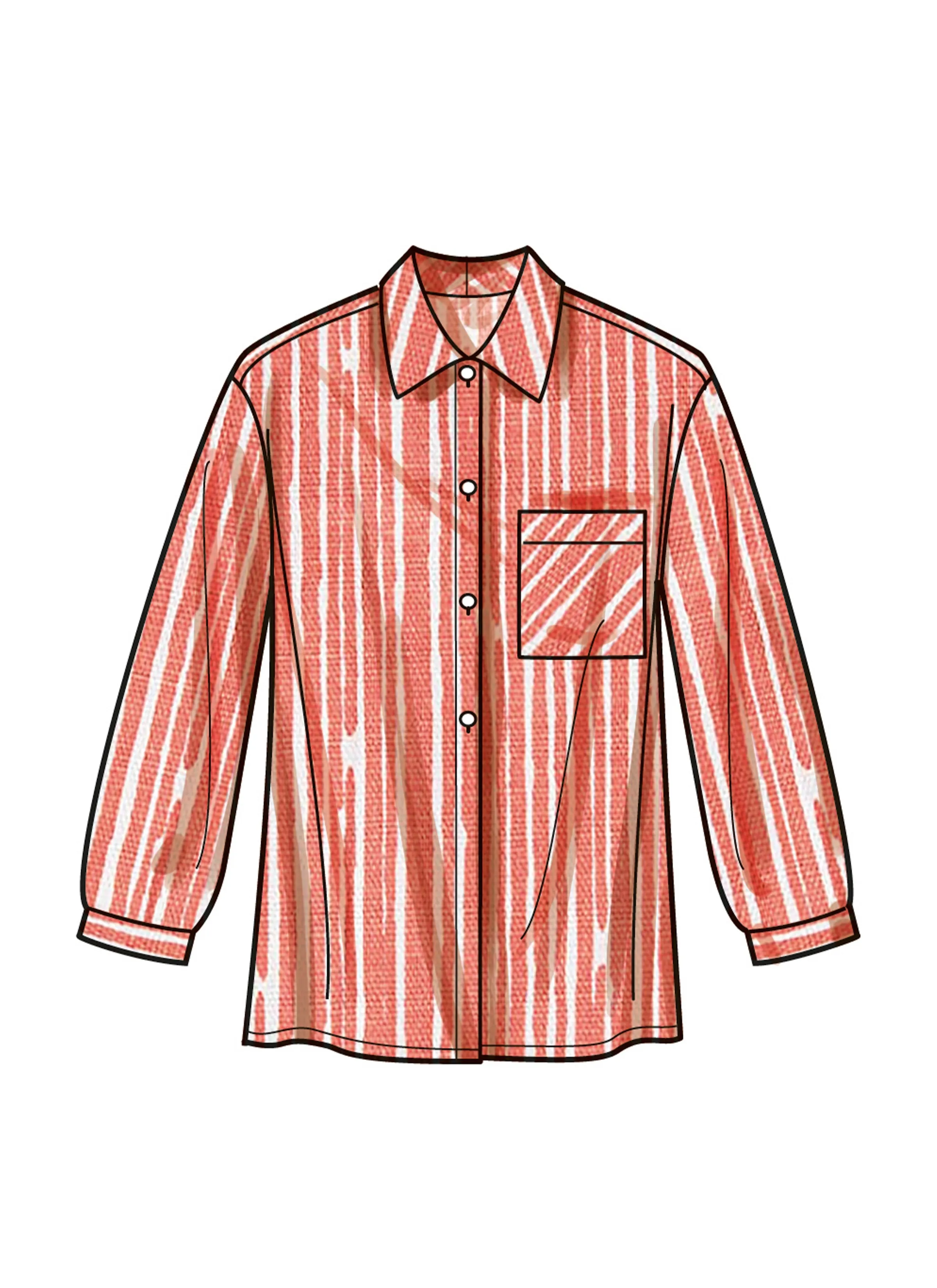Simplicity 9707 Shirts Sewing pattern