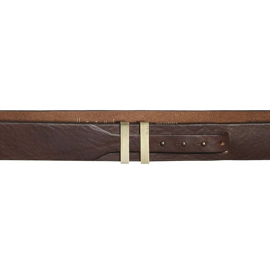 Spartiate 40 Chocolate Leather Belt