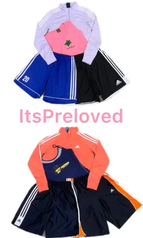 Sporty Spice Y2K Tops, Jackets, Shorts Mix ft Adidas(RX-679)