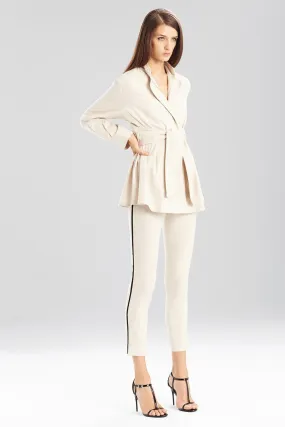 Stretch Cotton Linen Jacket